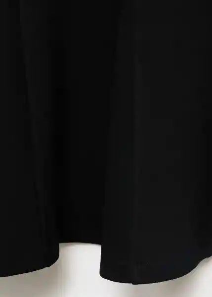 Vestido Copi Negro Talla M Mujer Mango