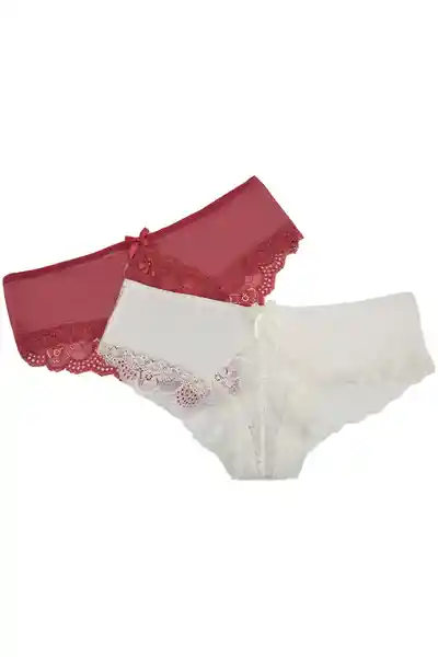 Lili Pink Pack Panty Blanco Terracota Talla M Ref.Ib400