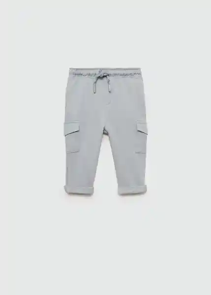 Pantalón Cargob7 Gris Talla 70 Niños Mango