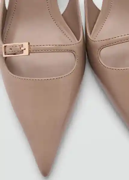 Zapatos Blesa Taupe Talla 37 Mujer Mango