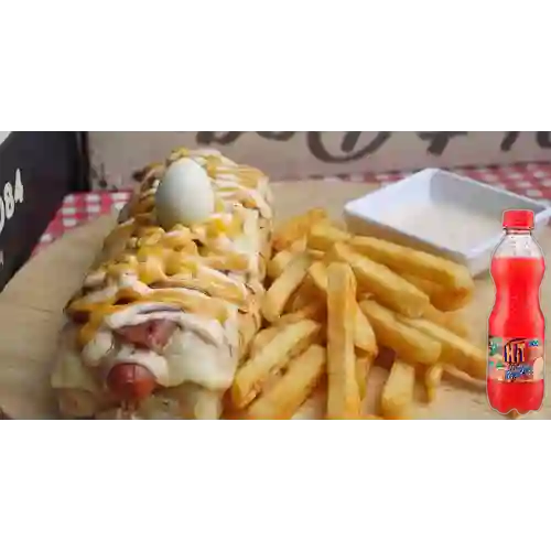 Combo Hot Dog Super Principito + Hit Tropical 500 ml