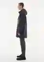 Abrigo Train Gris Talla XS Hombre Mango