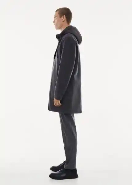 Abrigo Train Gris Talla XS Hombre Mango