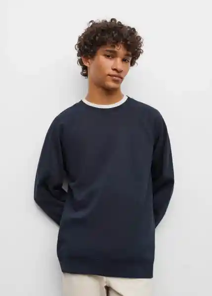 Sudadera Classic Marino Talla 20 Teen Niños Mango