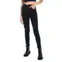 Jean Rise Skinny Mid Negro 10