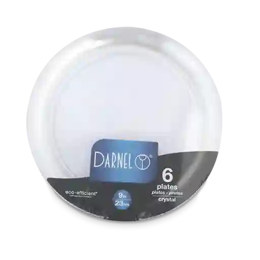 Darnel Plato 23 cm Cristal