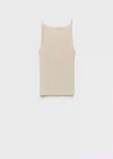 Top Dosmil Plata Talla L Mujer Mango