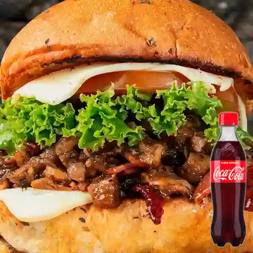 Combo Hamburgesa de Costilla +Cocacola Orig 400ml