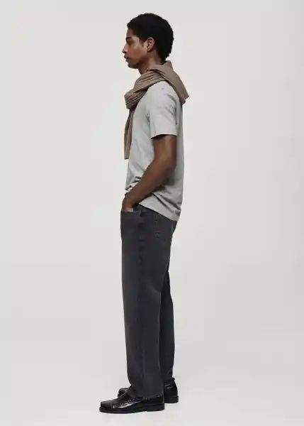 Camiseta Chelsea Gris Medio Vigoré Talla XS Hombre Mango