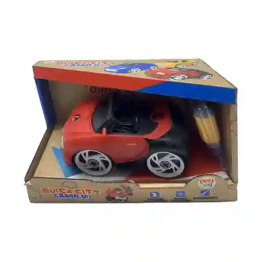 Play And Joy Juguete Carro de Quick City Rojo