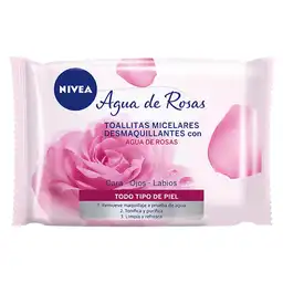 Nivea Toallas Desmaquillantes Micell Air Agua de Rosas