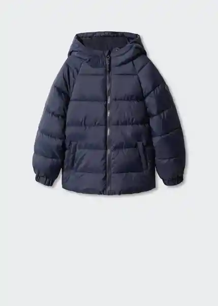 Abrigo Anorak America5 Navy Talla 14 Niños Mango