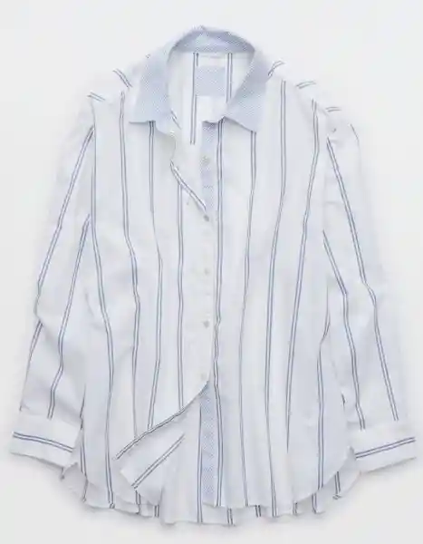 Camiseta Aerie Azul Talla: MEDIUM 3846417 American Eagle