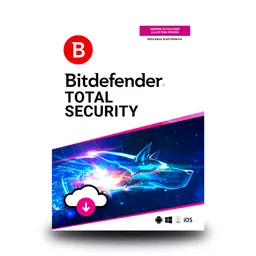 Bitdefender Protección Total Security 5 Usuarios Esd 1 Año
