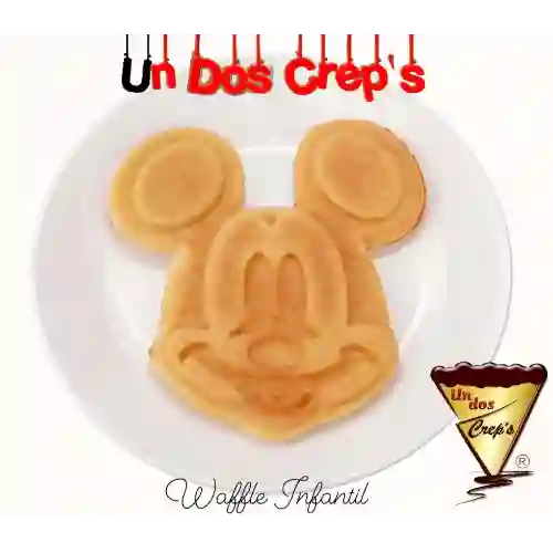 Waffle Infantil Nutella