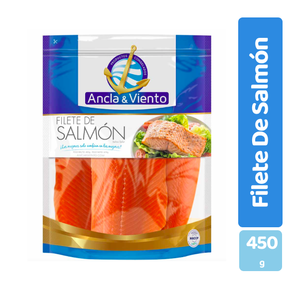 Ancla & Viento Filete de Salmón 450 g