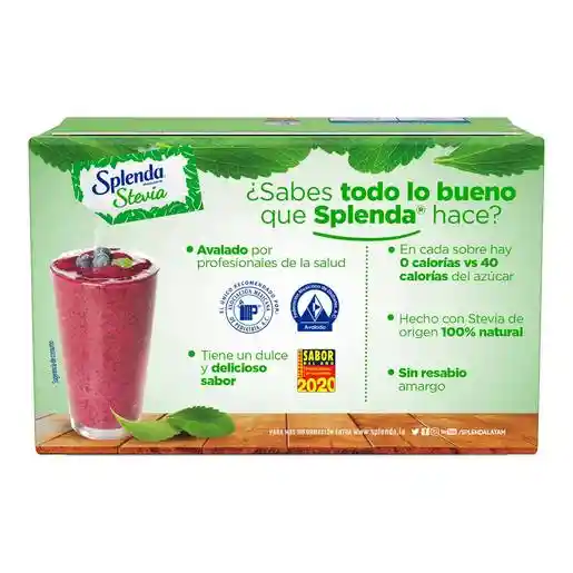 Splenda Edulcorante de Mesa Stevia en Polvo