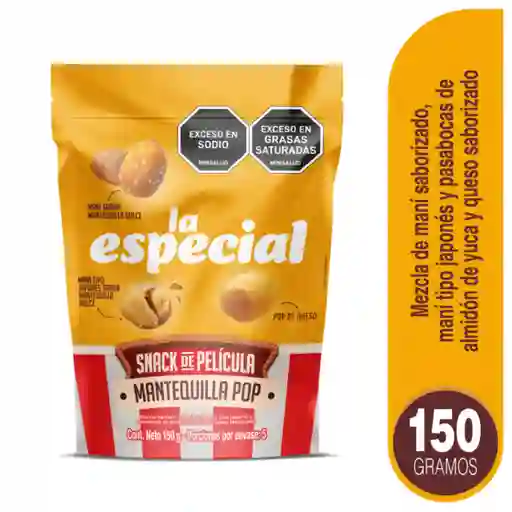 Pasabocas la Especial Mantequilla x 18 Doypack x 150 g