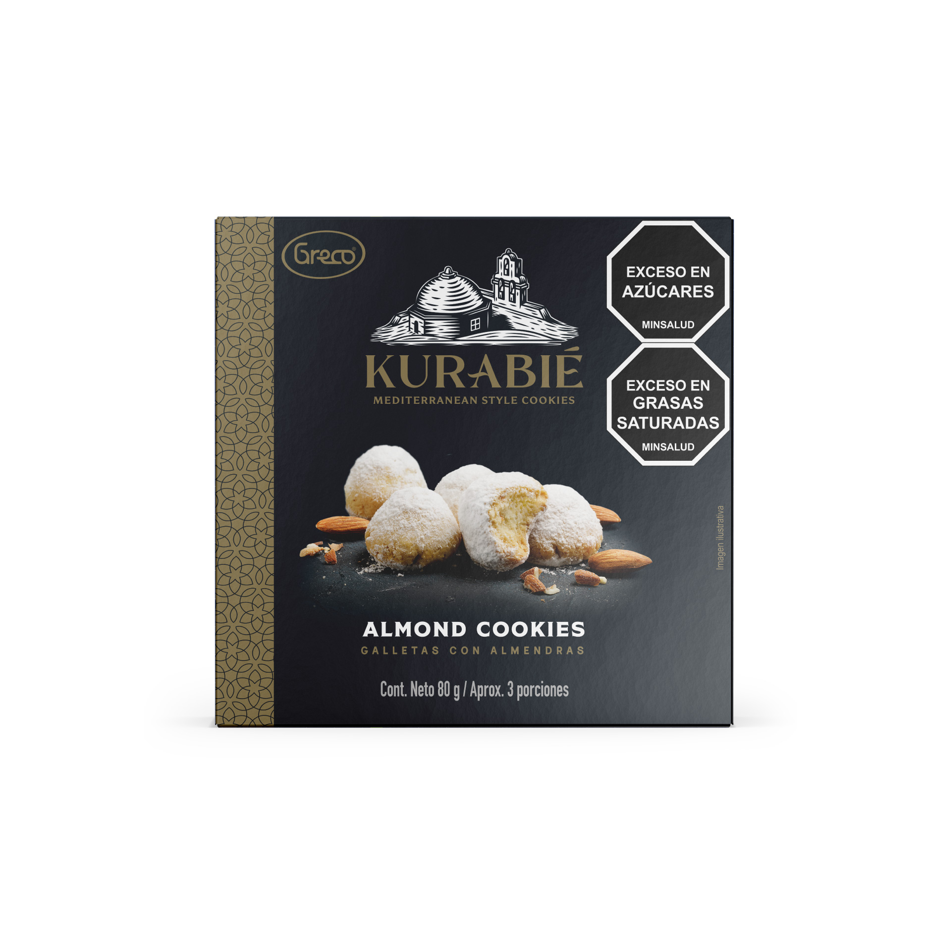 Greco Galleta Con Almendras 80 g