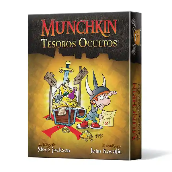 Munchkin Asmodee Juego De Mesa Tesoros Ocultos