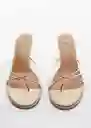 Sandalias Ronda Nude Talla 37 Mujer Mango