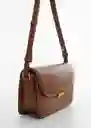 Bolso P Fabu Cuero Mujer Mango