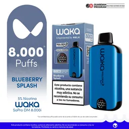WAKA vape soPro DM8000i Blueberry Splash-5% nicotine salt-STDS