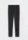 Pantalón Momi Negro Talla 38 Mujer Mango