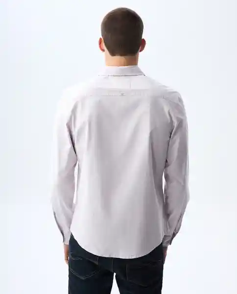 Camisa Hombre Morado Talla L 811G504_MOR133820 Americanino