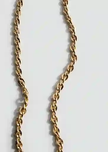 Collar Jolie Oro Talla 99 Mujer Mango