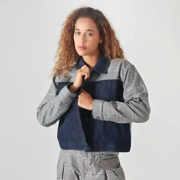 Chaqueta Cuello Sport Manga Larga Multicolor Talla S 721714