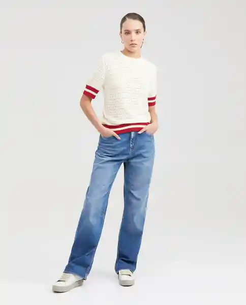 Camiseta Refined Femenino Crudo Porcelana Claro M Chevignon