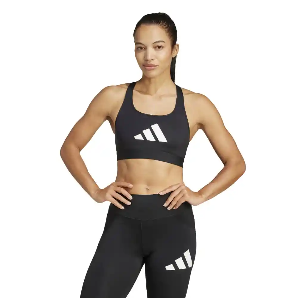 Adidas Crop Pwrct Bl Bra Mujer Negro L