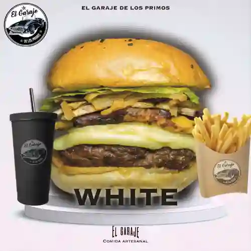 Combo Hamburguesa White