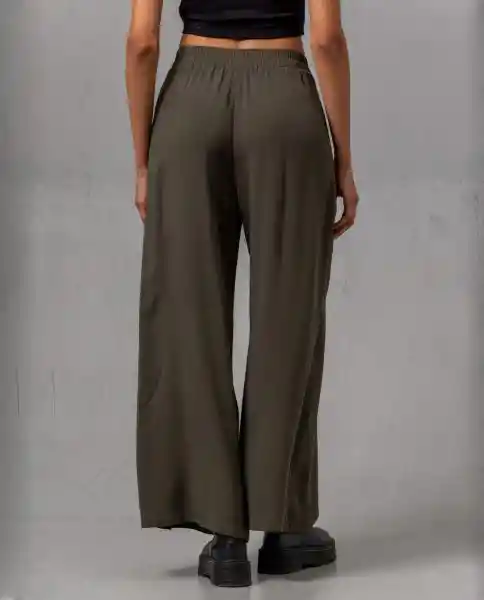 Pantalón Mujer Verde Talla 14 Rifle