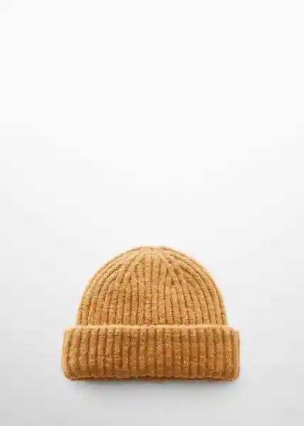 Gorro Indie Mostaza Talla 98 Niña Mango