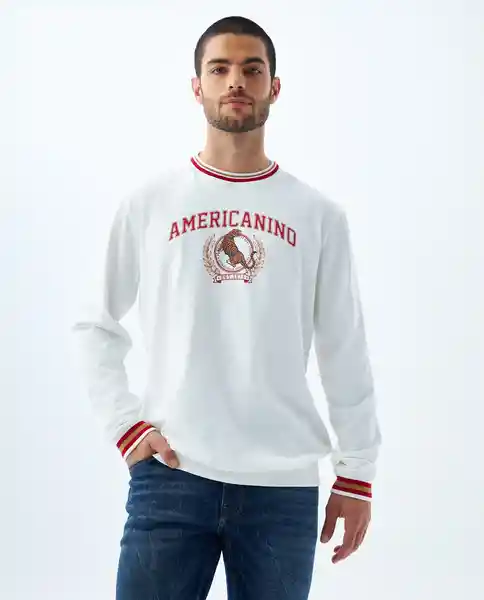 Buzo Hombre Crudo Talla L 889f008 Americanino