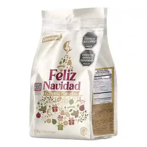 Colombina Galleta Sortida Feliz Navidad