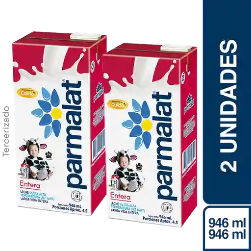 2 x Entera Parmalat Uht x 946 Brik