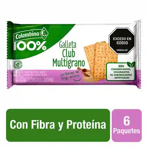Crakinua Galleta Integral Club Multigrano