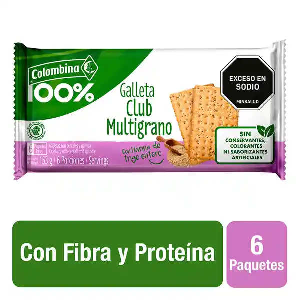 Crakinua Galleta Integral Club Multigrano