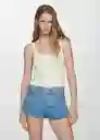 Top Chanti Crudo Talla M Mujer Mango