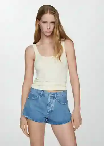 Top Chanti Crudo Talla M Mujer Mango