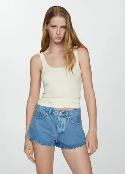 Top Chanti Crudo Talla M Mujer Mango
