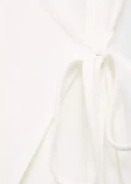 Cárdigan Pijama Balanci Marfil Talla L Mujer Mango