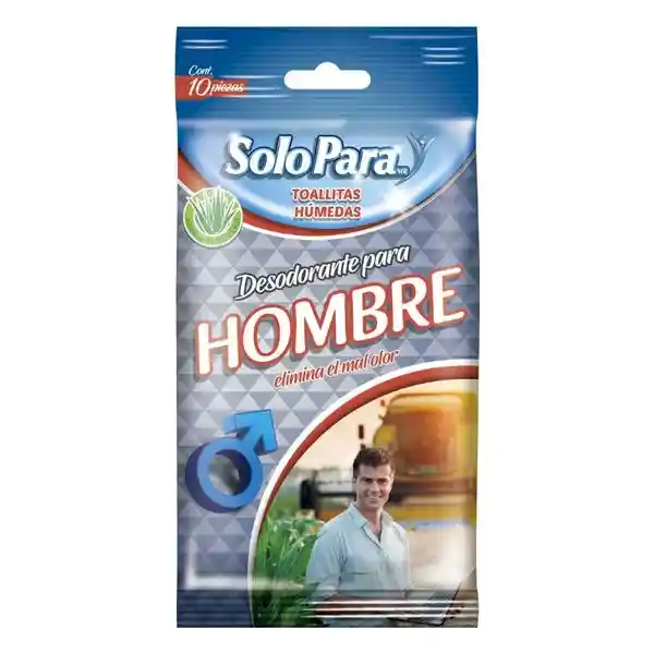 Solo Para Toalla Húmeda Hombre