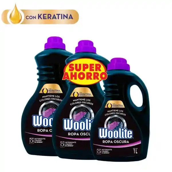 Woolite Detergente Líquido Ropa Oscura