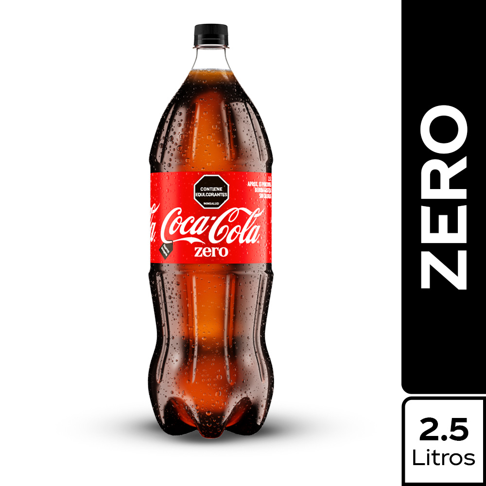 Coca Cola Gaseosa Zero Botella 2500ml