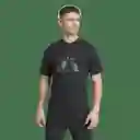 Adidas Camiseta Camo Big Logo T Hombre Negro Talla Ref: IS6151