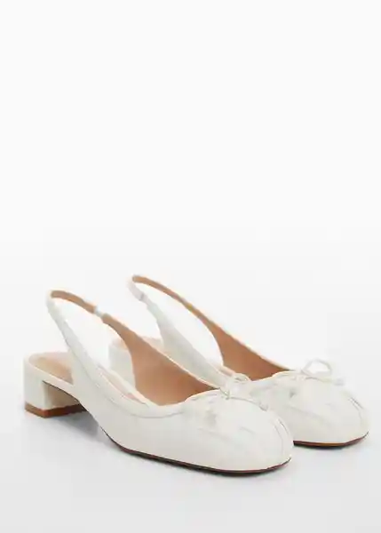 Zapatos Lago Blanco Talla 35 Mujer Mango